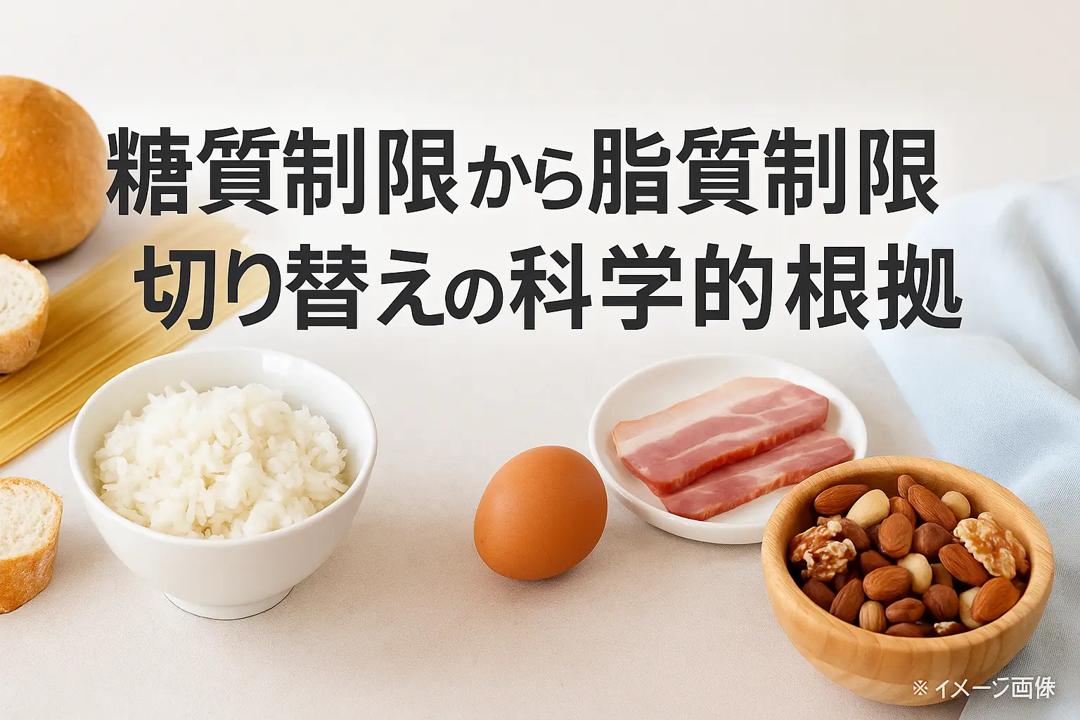 痩せない原因は代謝低下？糖質制限から脂質制限切り替えの効果