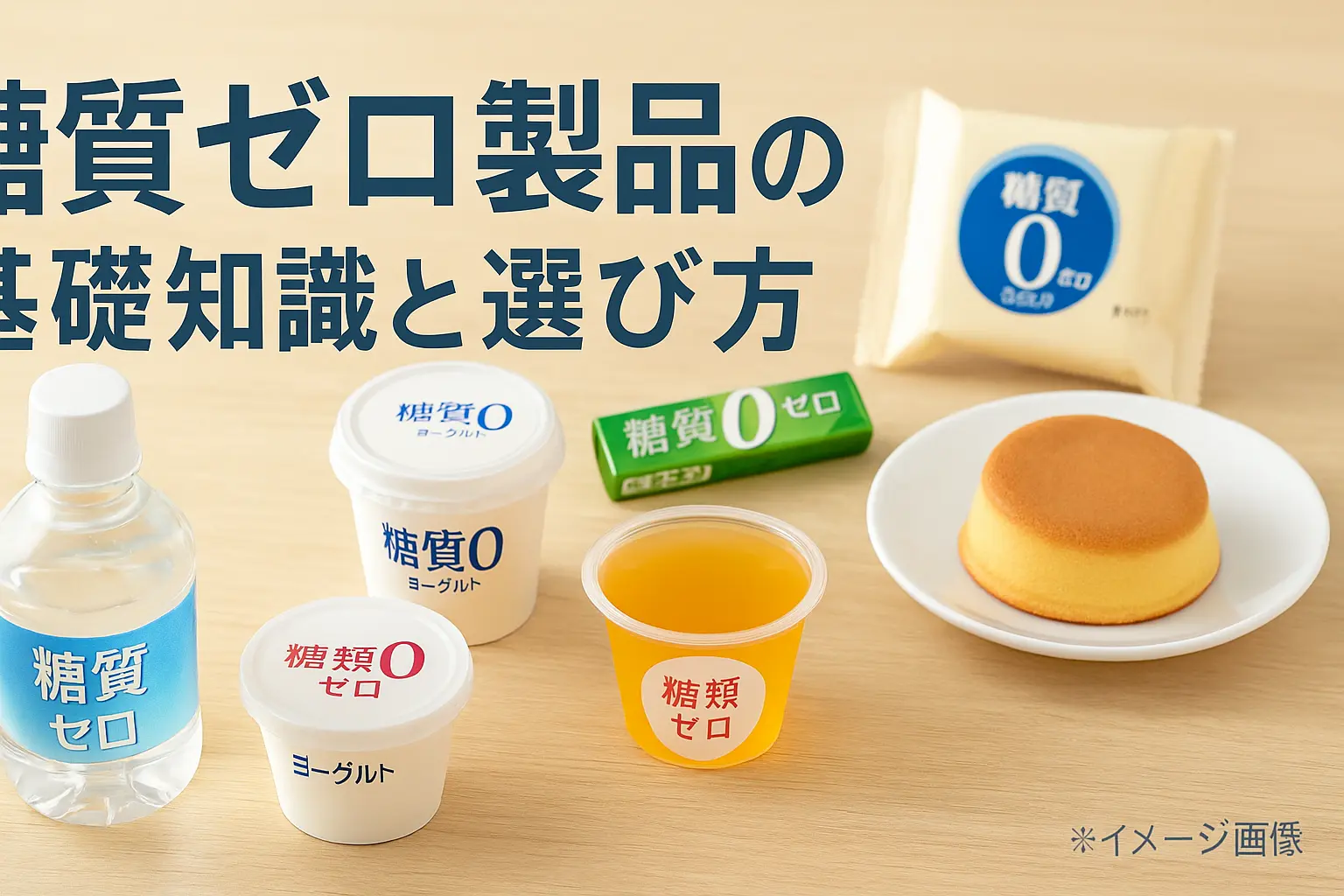 【完全比較】糖質ゼロと糖類ゼロの違いとは？選び方のポイントを徹底解説