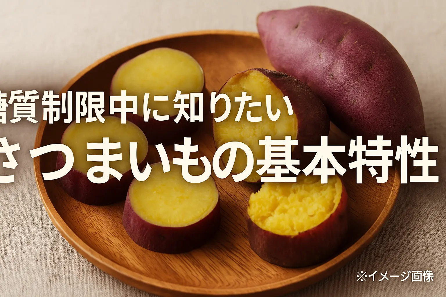 糖質制限中のさつまいも活用術｜GI値から冷やし方まで徹底解説