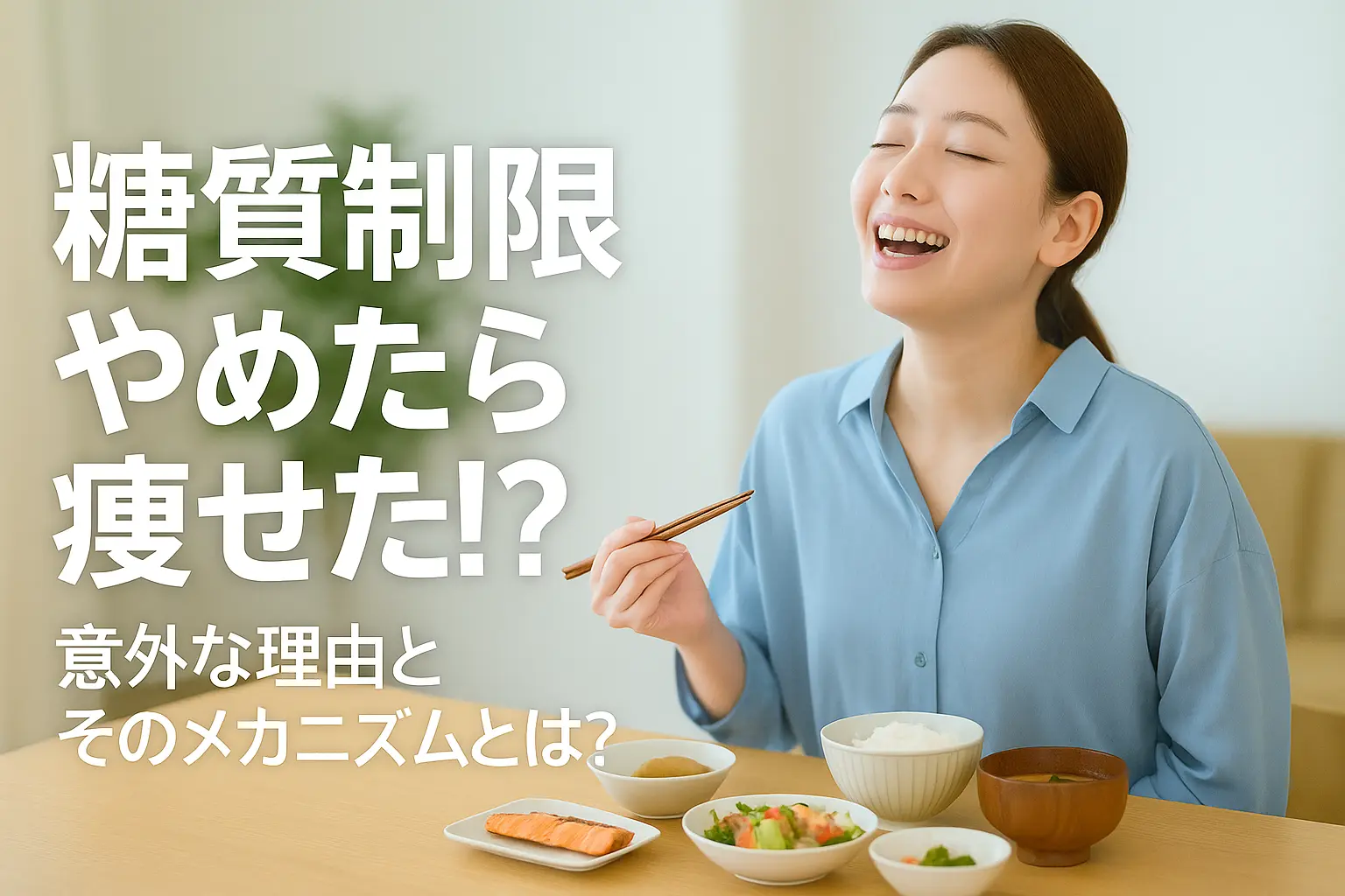 【驚きの結果】糖質制限やめたら痩せた理由と効果的な食事法を徹底解説