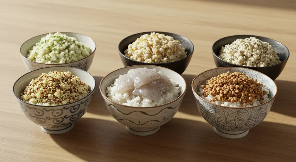 糖質制限中のご飯の代用品比較