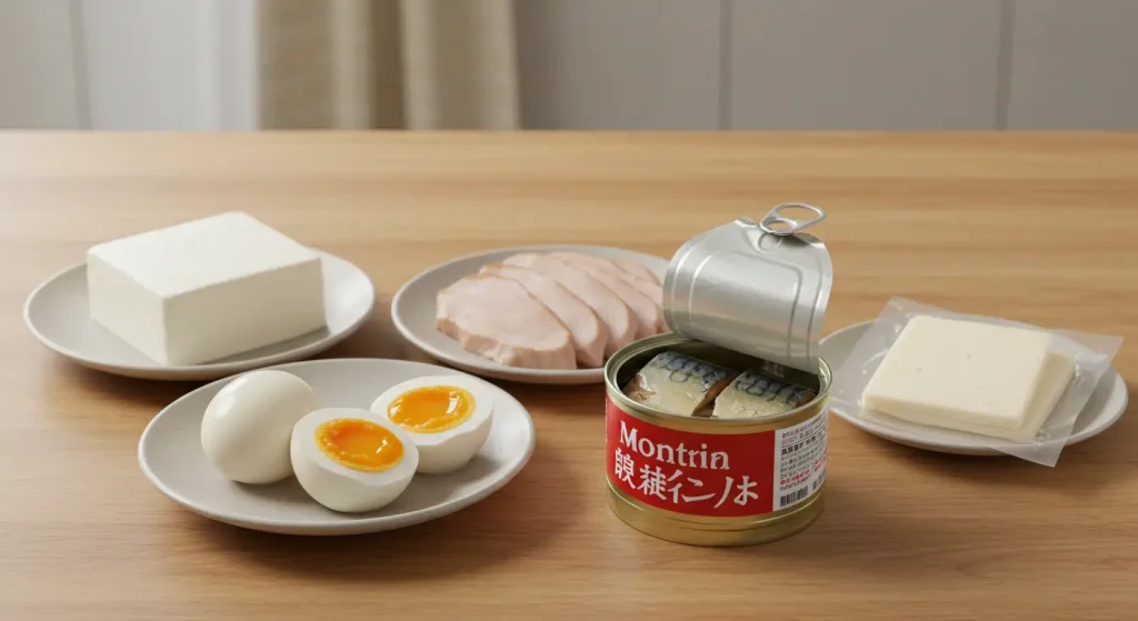 ゆで卵と他の低糖質食品との比較分析