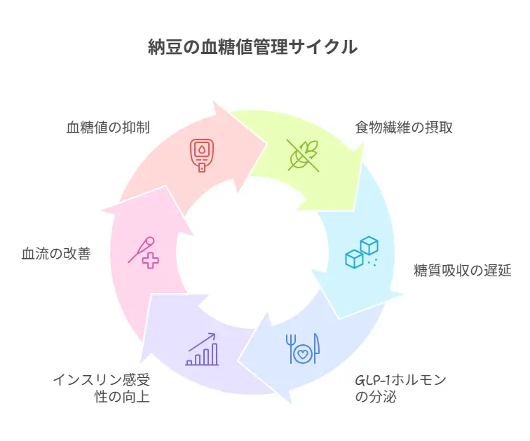 血糖値管理における納豆の効果