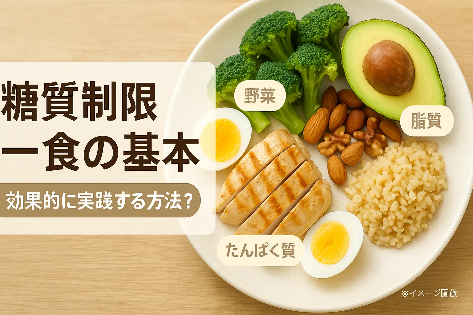糖質制限一食の正しいやり方｜1ヶ月10キロ減も可能な実践テクニック